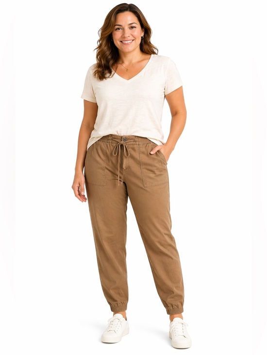 Denver Hayes Pants - Denver Hayes Cotton Joggers in Brown Tan 10
